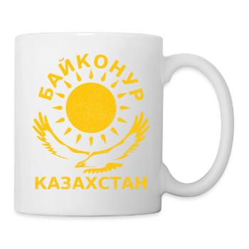 Baikonur Kasachstan Байконур - Tasse - Weiß - Rechts