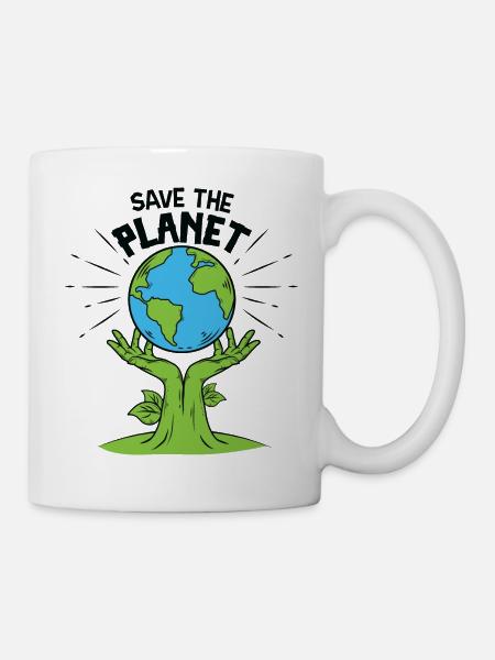 Save the planet - Mug - white