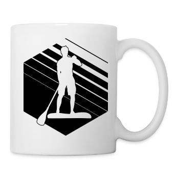 Standup Paddle Hommes Stand Up Paddle Sup - Mug blanc - blanc - Droite