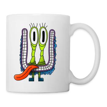 Monster 1 - Tasse - Weiß - Rechts