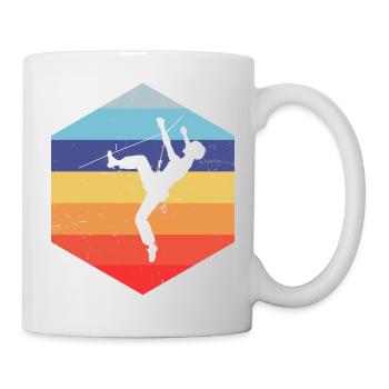 Bouldering Bouldering Women's Boulder Climber - Mug - white - Right