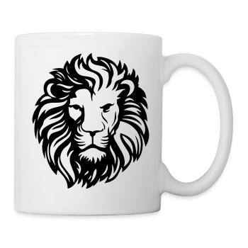 lion - Mug blanc - blanc - Droite