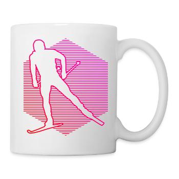 Langlauf Langlauf Klassisch Damen Langlauf Skating - Tasse - Weiß - Rechts