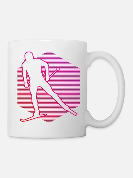 Langlauf Langlauf Klassisch Damen Langlauf Skating - Tasse - Weiß