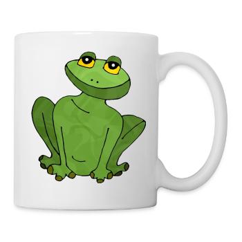 Grenouille - Mug blanc - blanc - Droite