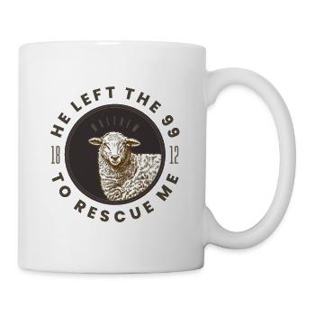 Il a quitté le 99 pour me sauver - Mug blanc - blanc - Droite