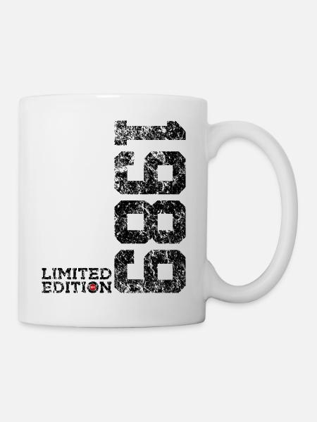 37. GEBURTSTAG 37 JAHRE LIMITED EDITION 1989 - Tasse - Weiß