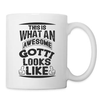 Voici à quoi ressemble un Gotti cool de Godmother Switzerland - Mug blanc - blanc - Droite