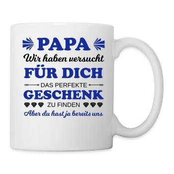 Cadeau parfait pour papa - Mug blanc - blanc - Droite