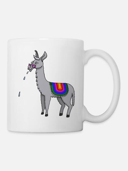 Spitting Llama - Mug - white