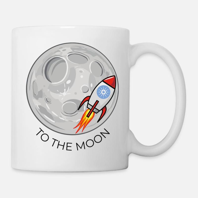 Ada Cardano sur la Lune! - Mug blanc - blanc