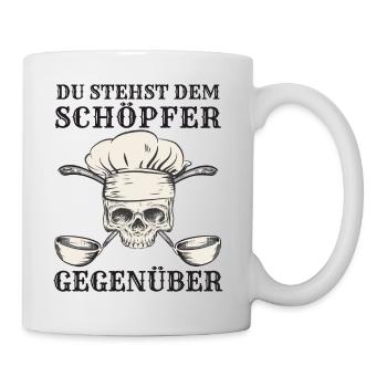 Koch Kochen Köche Gastronomie - Tasse - Weiß - Rechts