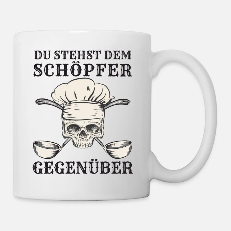 Koch Kochen Köche Gastronomie - Tasse - Weiß