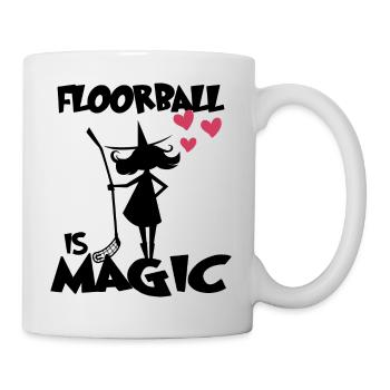 floorball floorball-magic unihockey-girl - Tasse - Weiß - Rechts