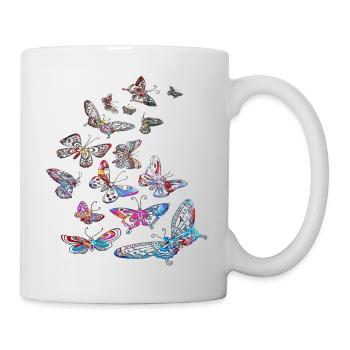 Butterfly tattoo - Mug - white - Right