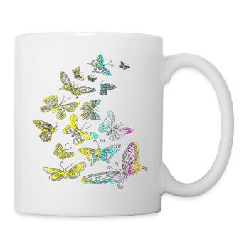 Butterfly tattoo - Mug - white - Right