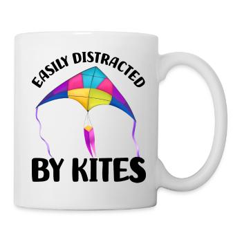 Flying kites - Mug - white - Right