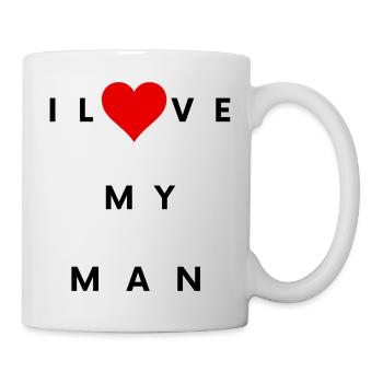 T-Shirts und Gadgets mit Liebesbotschaft - Tasse - Weiß - Rechts