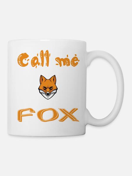 Call me fox - Mug blanc - blanc