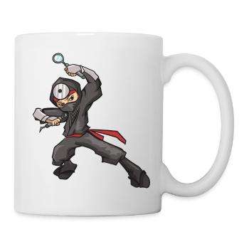 Dentist Dental Assistant Ninja Teeth I Gift - Mug - white - Right