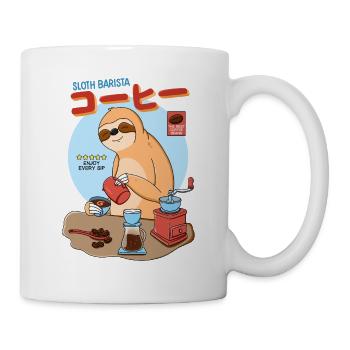 Sloth Barista - Mug - white - Right