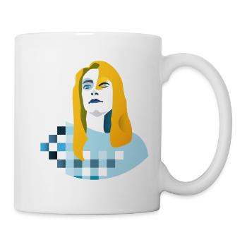 Blond - Tasse - Weiß - Rechts