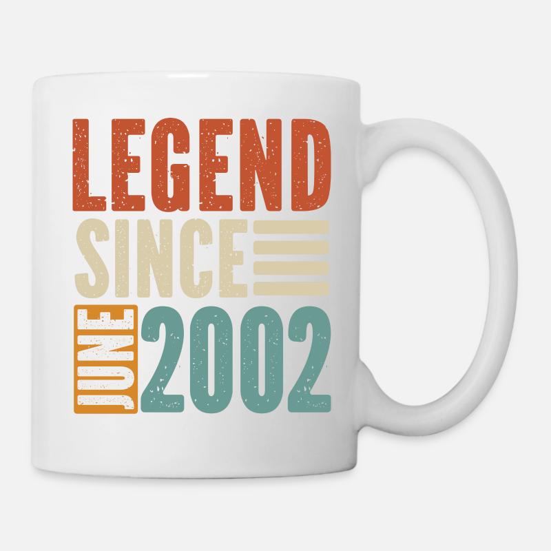 Legend Juin 2002 Vintage Cadeau d’Anniversaire - Mug blanc - blanc