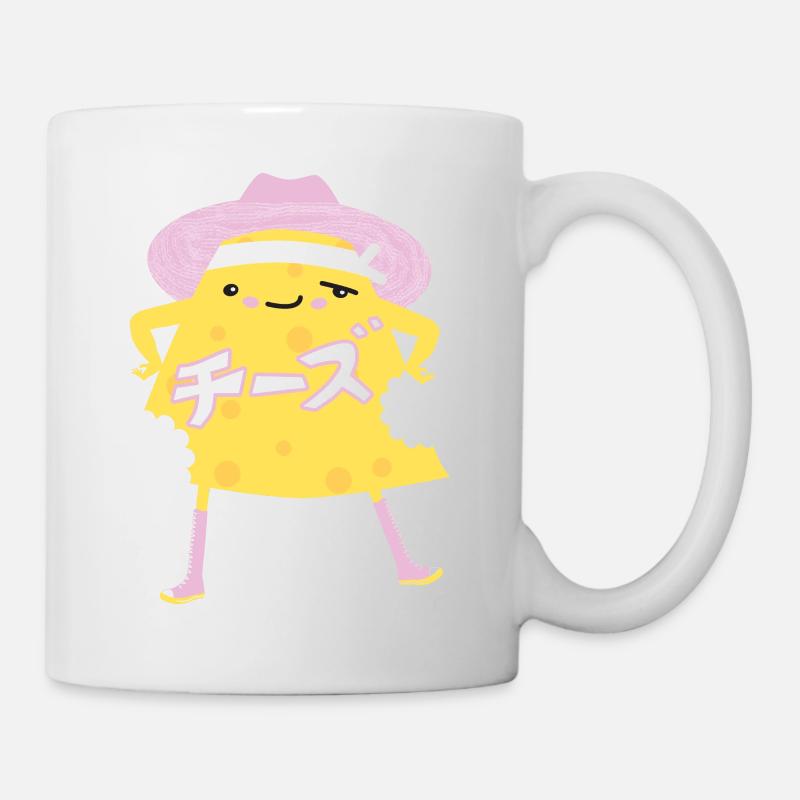 Fromage mordu. - Mug blanc - blanc