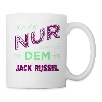 lustig zitat tier lieblingshund spruch schäferhund - Tasse - Weiß - Rechts