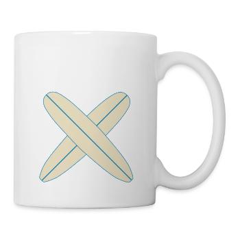 Surf boardiste - Mug blanc - blanc - Droite