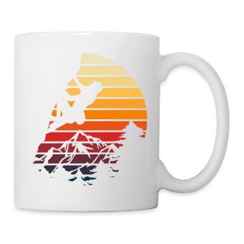 Retro Rock Climbing Vintage Bouldering - Mug - white - Right