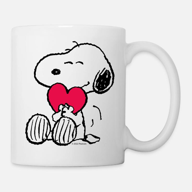 Peanuts Snoopy Amour - Mug blanc - blanc