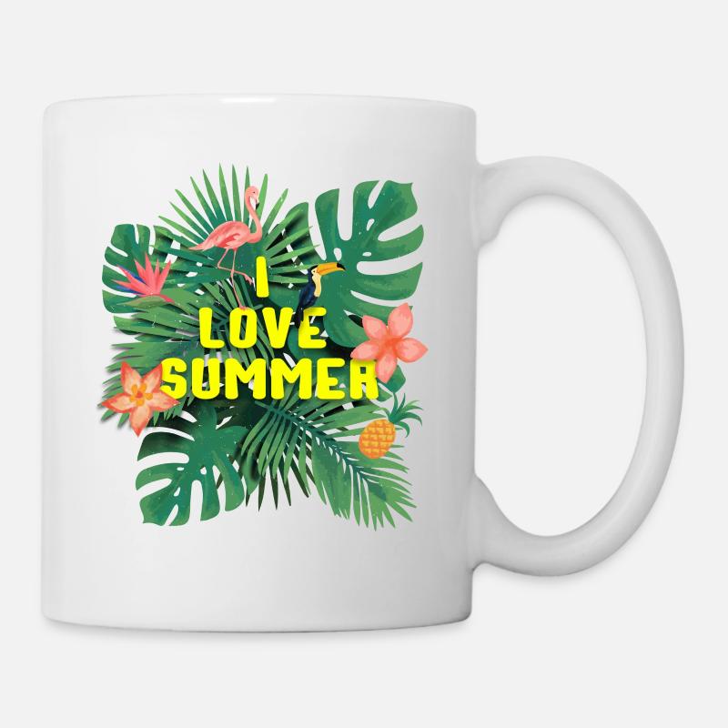 J’aime les sommes - Mug blanc - blanc