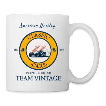 Classic Cars - Tasse - Weiß - Rechts