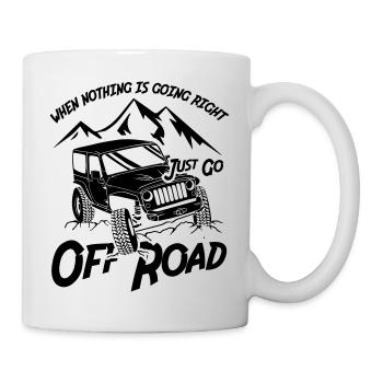 Off Road Driver Jeeps - Tasse - Weiß - Rechts