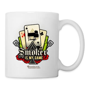 Fumer est mon jeu - Mug blanc - blanc - Droite