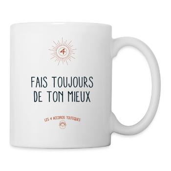 Les 4 accords toltèques ☀️ TASSE MUG - Mug blanc - blanc - Droite