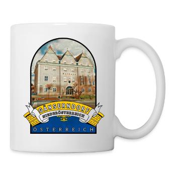 Niederösterreich Gänserndorf Österreich Souvenir - Tasse - Weiß - Rechts