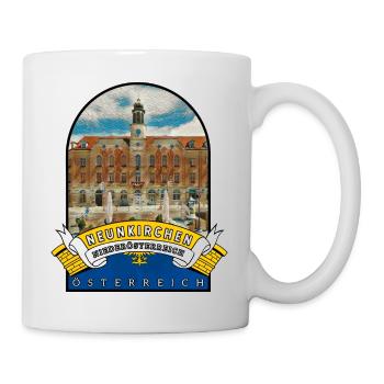 Niederösterreich Neunkirchen Österreich Souvenir - Tasse - Weiß - Rechts