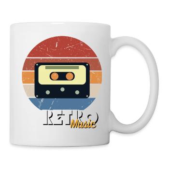 Colorful Retro Theme Design - Mug - white - Right