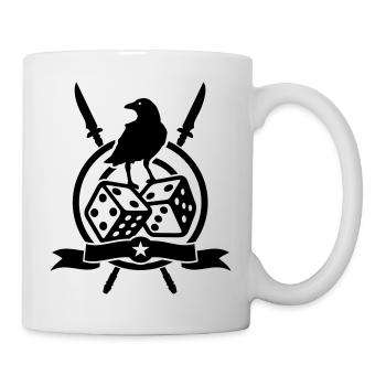 Rabe (Emblem) 01 - Tasse - Weiß - Rechts