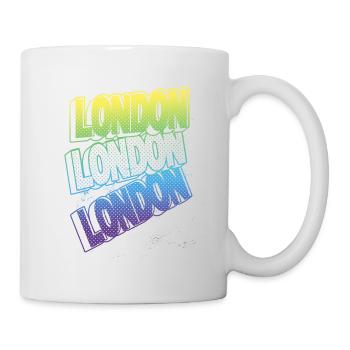 London England UK City Font Skyline Home - Mug - white - Right