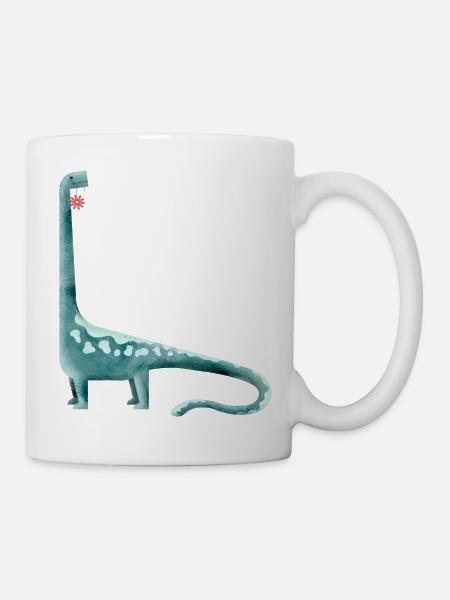 Brachiosaurus - Tasse - Weiß