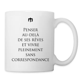 correspondance - Mug blanc - blanc - Droite