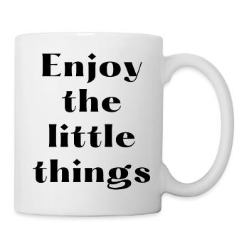 enjoy - Tasse - Weiß - Rechts