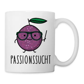Passion und Begeisterung - Tasse - Weiß - Rechts