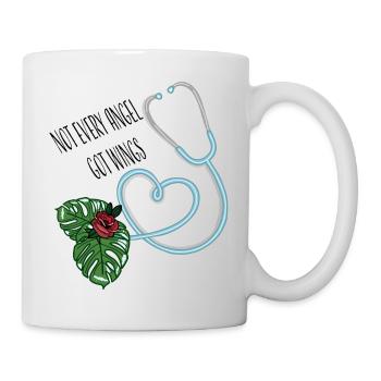 Infirmière en stéthoscope–, Infirmière - Mug blanc - blanc - Droite