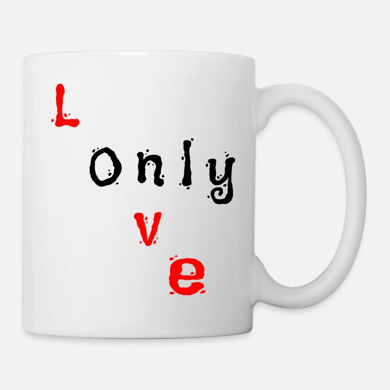 Only Love - Tasse - Weiß