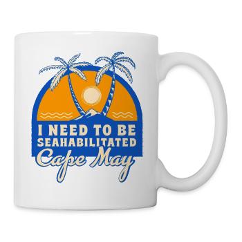 I Need To Be Seahabilitated Cape May Summer - Mug - white - Right