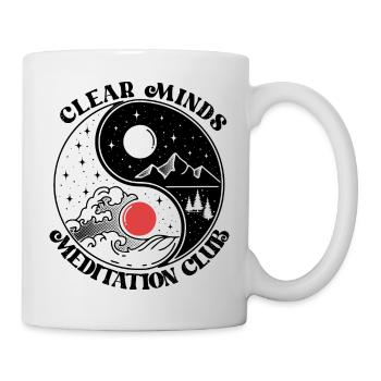 Clear Minds Meditation Club - Mug - white - Right